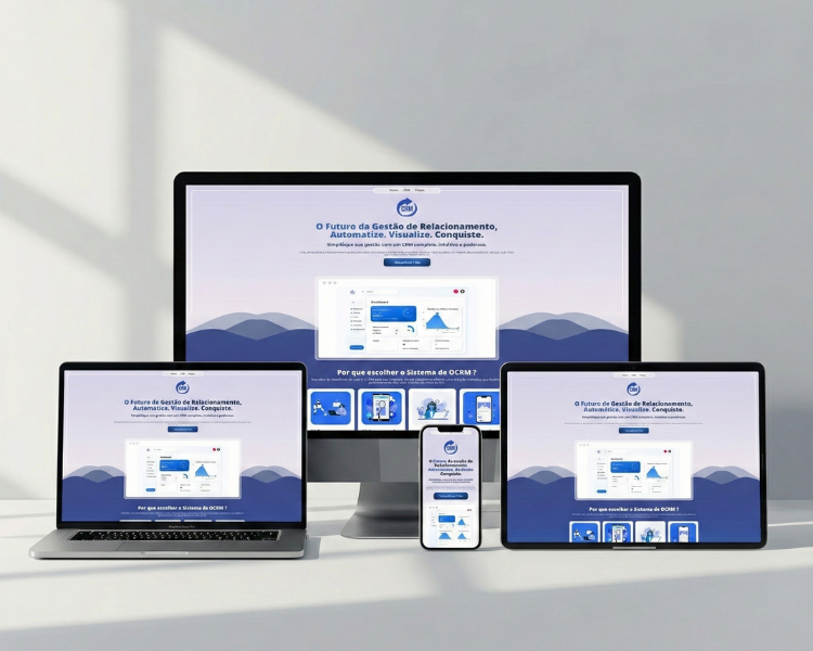 Mockup do projeto CRM